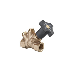 Вентиль свободного потока Oventrop Aquastrom KFR с обратным клапаном PN16 DN25 G1xG1