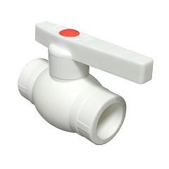 Кран шаровой полипропиленовый Valfex OPTIMA 20 - металлический шар