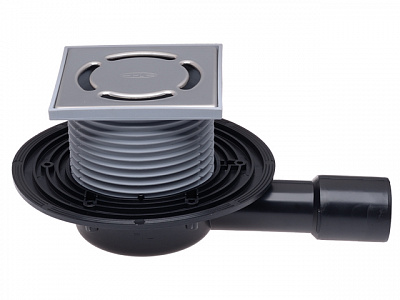 Трап HL 90Pr с решёткой, сифоном Primus