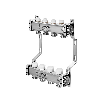Коллекторный блок HOOBS , с термостатическими клапанами, 1 х 3/4 -13 вых .