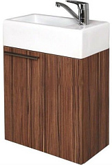 Набор Акватон 1A1727K1EK560: Тумба-умывальник Эклипс эбони(1A172701EK560) + Раковина Эрис(1WH301972)