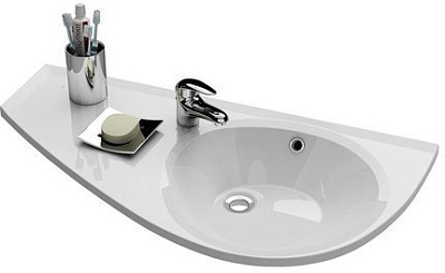 Раковина Ravak Avocado L 85x45 белая