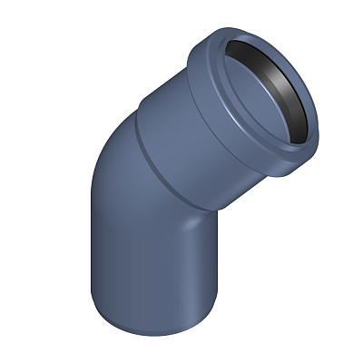 Отвод POLOPLAST POLO-KAL NG PKB DN50 45 гр.