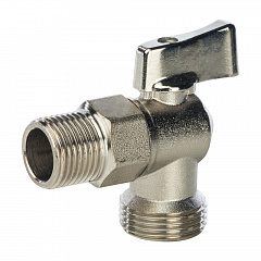 Кран шаровой Stout угловой 1/2 х 3/4 НН