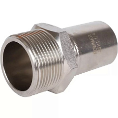 Вставка Rommer переходная пресс 35х11/4, НПр-НР, нержавеющая сталь