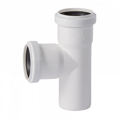 Тройник Ostendorf HTEAw 50/50*87 гр., цвет: белый