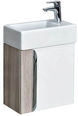 Набор Акватон 1A2214K1VTD70: Тумба-умывальник Вита Белый/Ясень Шимо(1A221401VTD70) + раковина Эрис 46(1WH301972)