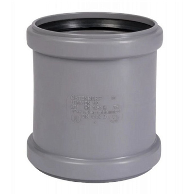 Муфта двойная для внутренней канализации Ostendorf HTMM 125