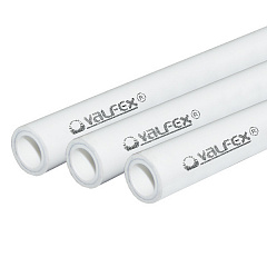 Труба полипропиленовая Valfex PP-R белая армированная ALUMINIUM SDR 6 PN25, 25х4,2