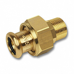 Сгон Sanha 8333G, ВПр-НР с плоским уплотнением, бронза, 35x11/4