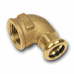 Угол Sanha 8090G, ВПр-ВР, бронза, 22x3/4