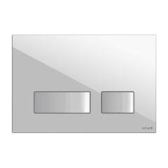 Кнопка смыва Cersanit MOVI, пластик белый, универсальная