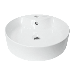 Раковина накладная Sanita Luxe BEST SHELF 43 см белая