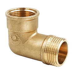 Уголок Valfex латунный с переходом на наружную резьбу ВР-НР 1/2