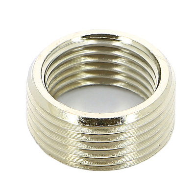 Футорка UNI-FITT сплошная 3/4 х 1/2, никелированная латунь, внутренняя-наружная резьба