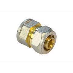 Соеденитель Valfex для труб PE-RT/Al/PE-RT, обжимной с переходом на ВР 26х1 дюйма