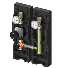 Насосная группа Meibes V-МK 1 1/4 без насоса, со смесителем, подающая линия слева
