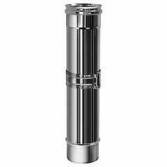 Труба телескопическая Вулкан VHR d104, L = 330 мм, AISI 304 (зеркальная)