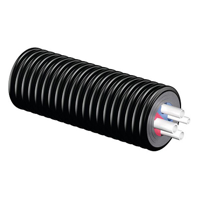 Теплоизолированная труба в кожухе Usystems Quattro PE-Xa 2x32x2,9-2x32x4,4/175