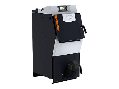 Твердотопливный напольный котел отопления ZOTA Bulat Turbo 37