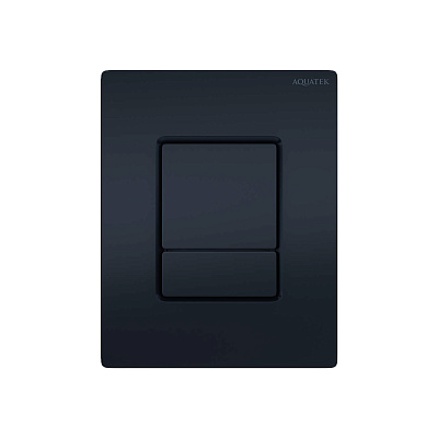 Панель смыва Акватек Черная матовая для INSP-0000002 Pneumo N