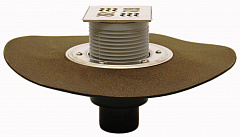 Трап HL 310NPr-3125 с Сухим сифоном, с приварным полимербитумным гидроизоляционным полотном