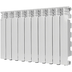 Алюминиевый секционный радиатор отопления Stout Gamma 500 / 10 секций