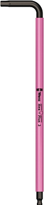 Г-образный ключ WERA 950 SPKL Multicolour шаром, 3 x 123 мм