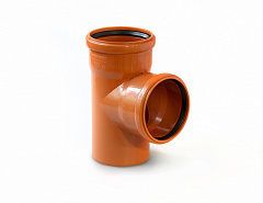 Тройник PRO AQUA Terra PP переходной для наружной канализации 87,5 градусов 200x160