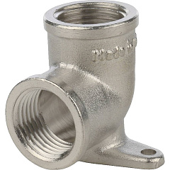 Угольник с креплением Stout ВР никелированный 1/2, SFT-0039-000012