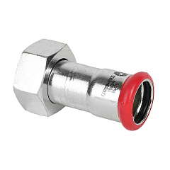Муфта MVI с накидной гайкой и пресс соединением, 18x3/4