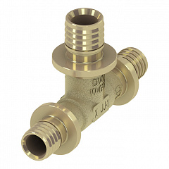 Тройник TECE TECEflex 90 гр. редукционный, 25 х 20 х 25, латунь