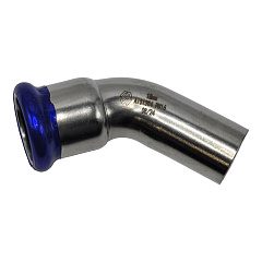 Пресс-угольник MVI из нержавеющей стали 45 градусов 18 внутренний/наружный