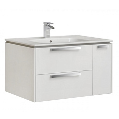 Тумба под раковину Roca Lago 80 белый глянец 857296806