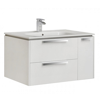 Тумба под раковину Roca Lago 80 белый глянец 857296806