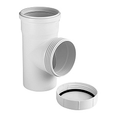 Ревизия Valfex PRIME с крышкой D110 мм для для внутренней малошумной канализации