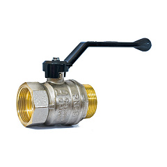 Кран шаровой LD 47.50.B-Н.Р, внутренняя-наружная резьба, 2, рычаг