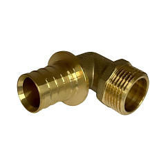 Угольник Rommer с наружной резьбой 20x3/4, латунь