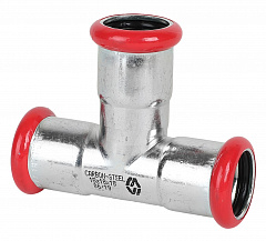 Тройник MVI пресс, из оцинкованной стали, 15