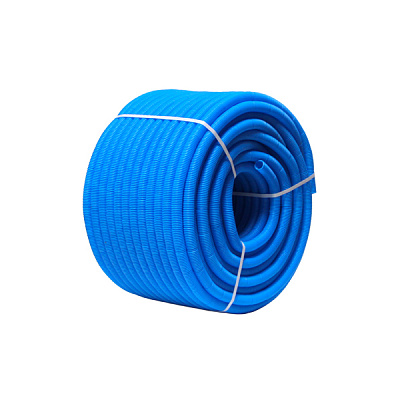 Труба гофрированная UNI-FITT 40 мм синяя (для труб 32 мм), 30 м