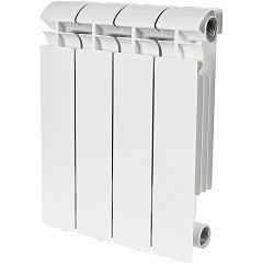 Алюминиевый секционный радиатор отопления Stout Alpha 350 / 4 секции