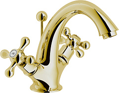Смеситель для раковины Nobili Grazia Royal gold GRC5118/6GDP