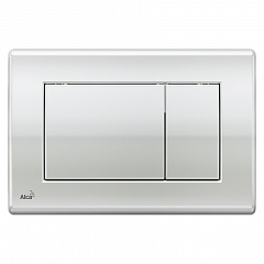 Кнопка смыва, пластик, xром Alcaplast M271