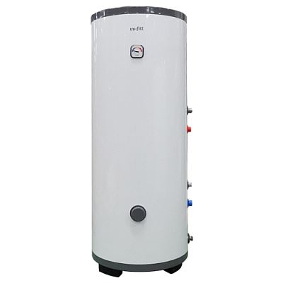 Бойлер косвенного нагрева UNI-FITT STINOX F 200 л, напольный, нержавеющая сталь, с ревизионным отверстием