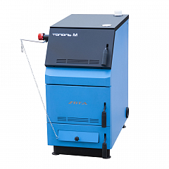 Твердотопливный напольный котел отопления, одноконтурный ZOTA Тополь-М 60