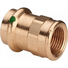 Соединительный элемент медный Viega Sanpress с SC-Contur d=28 (арт. 114 329)