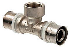 Тройник пресс с переходом на вн. р. VALTEC 40х1х40, VTm.232.N.400640