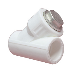 Фильтр полипропиленовый сетчатый Valfex ВН/ВН 20х1/2, белый