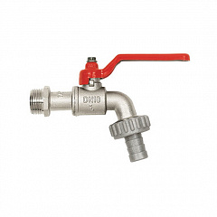 Кран шаровой Itap GAR 174 водоразборный с нейлоновым штуцером, 3/4, рычаг
