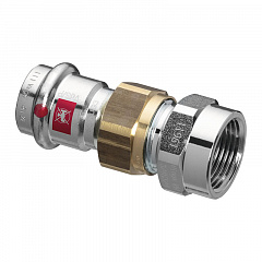 Соединение Viega Prestabo разъемное с внутренней резьбой 22 мм х Rp 3/4, модель 1162